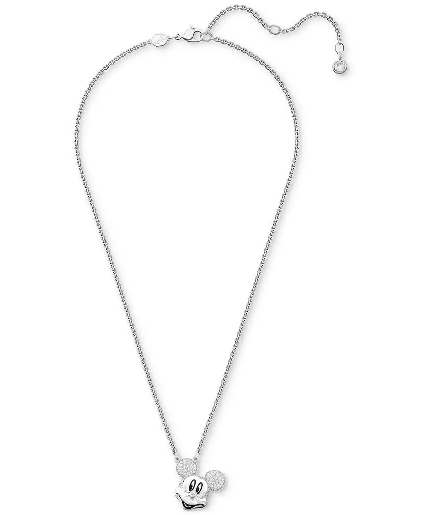 商品Swarovski|Disney Mickey Mouse Silver-Tone Crystal Pendant Necklace, 19-1/4",价格¥781,第2张图片详细描述