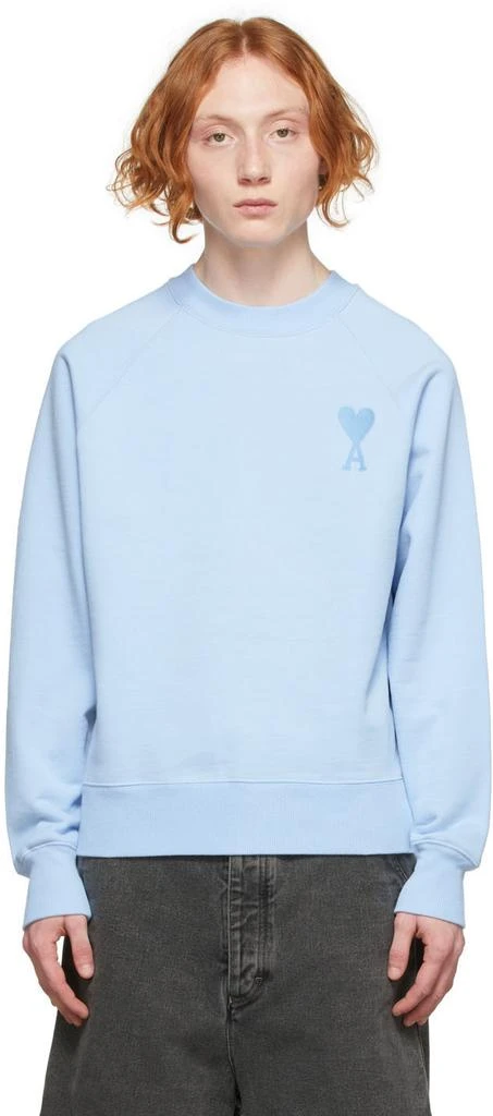 商品AMI|Blue Ami De Cœur Sweatshirt,价格¥946,第1张图片