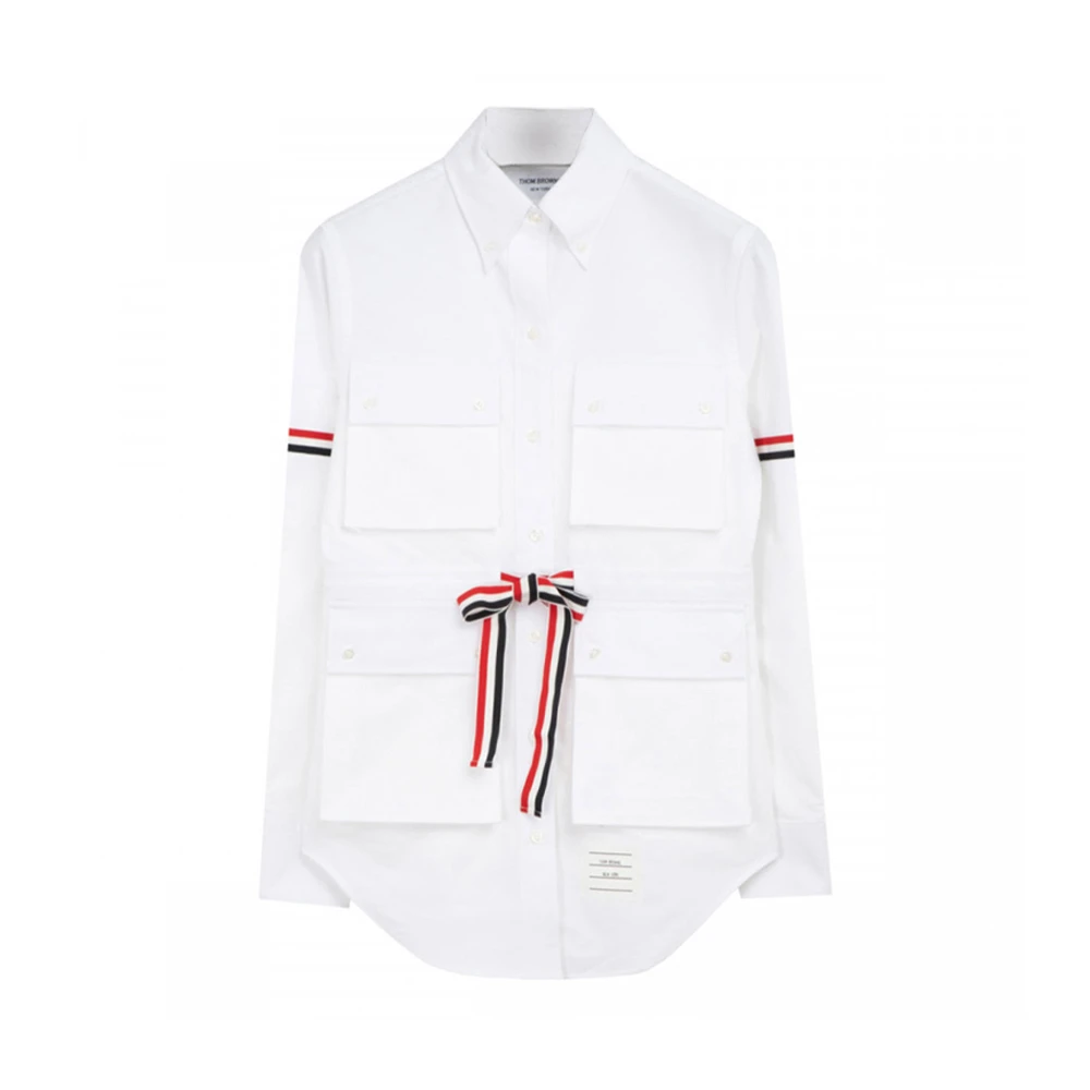 THOM BROWNE 白色女士衬衫 FLL098E-06177-100 商品