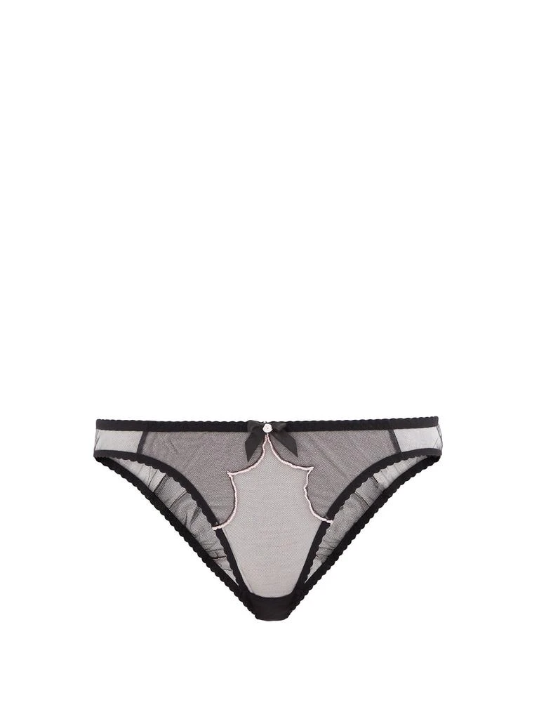 商品L'Agent by Agent Provocateur|Lorna scallop-embroidered mesh briefs,价格¥212,第1张图片