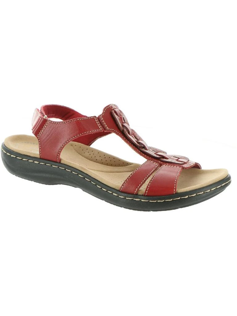 商品Clarks|Laurieann Kay Womens Leather T-Strap Sport Sandals,价格¥323,第1张图片