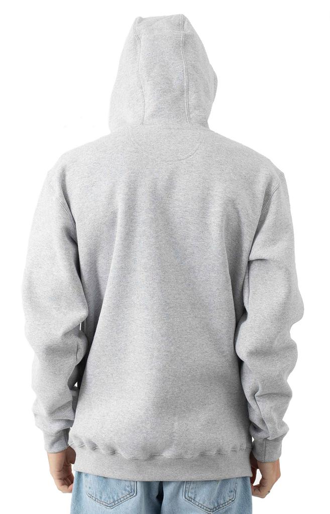 (K121) Midweight Pullover Hoodie - Heather Grey商品第3张图片规格展示