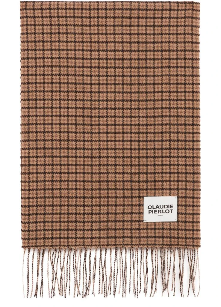 商品Claudie Pierlot|格纹羊毛围巾,价格¥1837,第1张图片