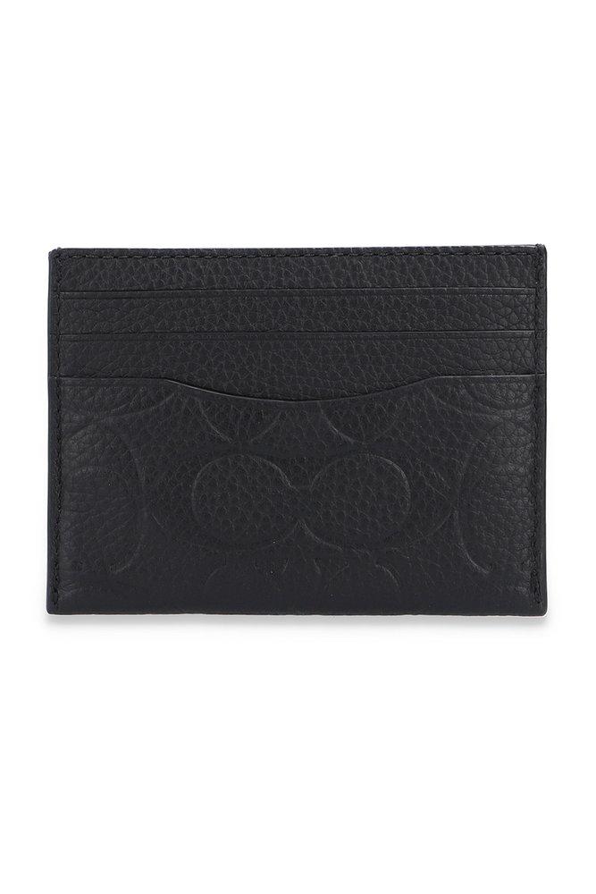 Coach Logo Embossed Card Holder商品第1张图片规格展示