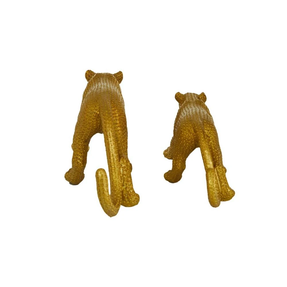 商品Rosemary Lane|Glam Leopard Sculpture, Set of 2,价格¥515,第5张图片详细描述