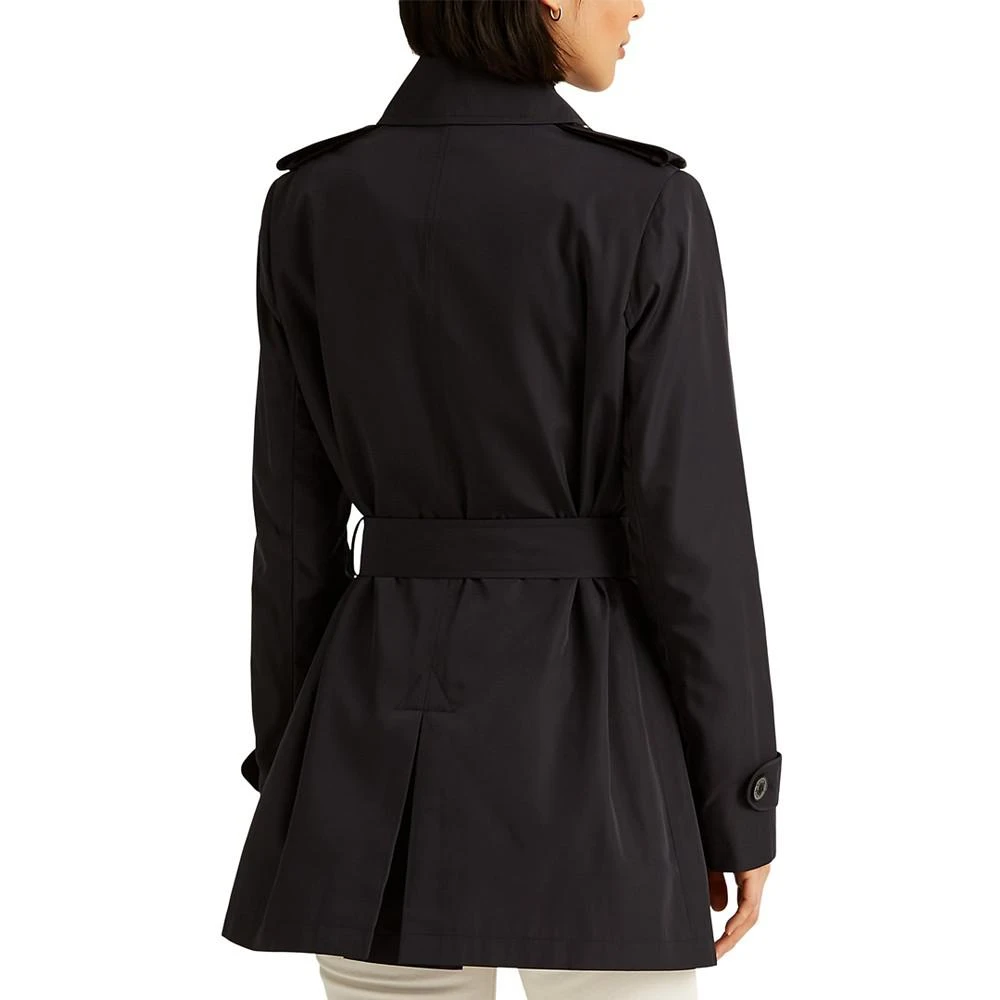 商品Ralph Lauren|Women's Petite Double-Breasted Belted Trench Coat, Created for Macy's,价格¥426,第2张图片详细描述