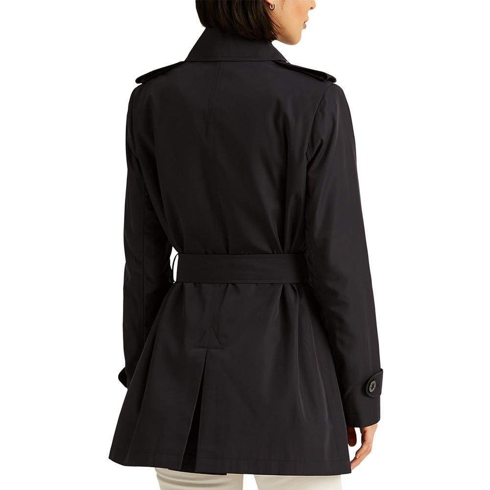 商品Ralph Lauren|Women's Petite Double-Breasted Belted Trench Coat, Created for Macy's,价格¥1398,第4张图片详细描述