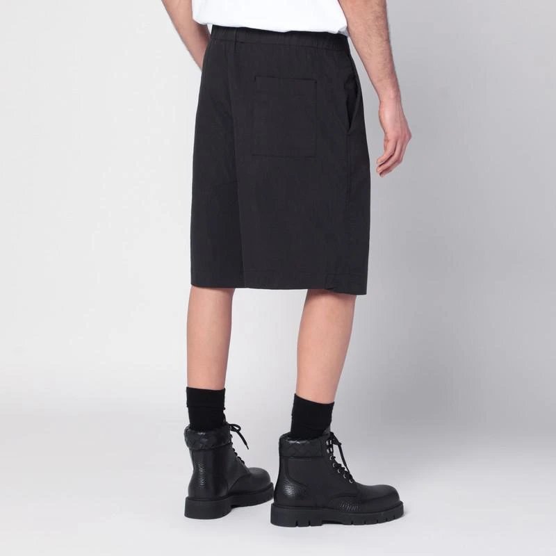 商品OAMC|Peacemaker black bermuda shorts in cotton blend,价格¥559,第4张图片详细描述