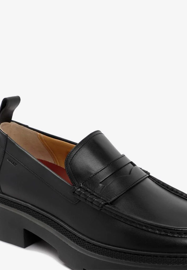 商品Bally|Valerio Loafers in Calf Leather,价格¥3887,第4张图片详细描述