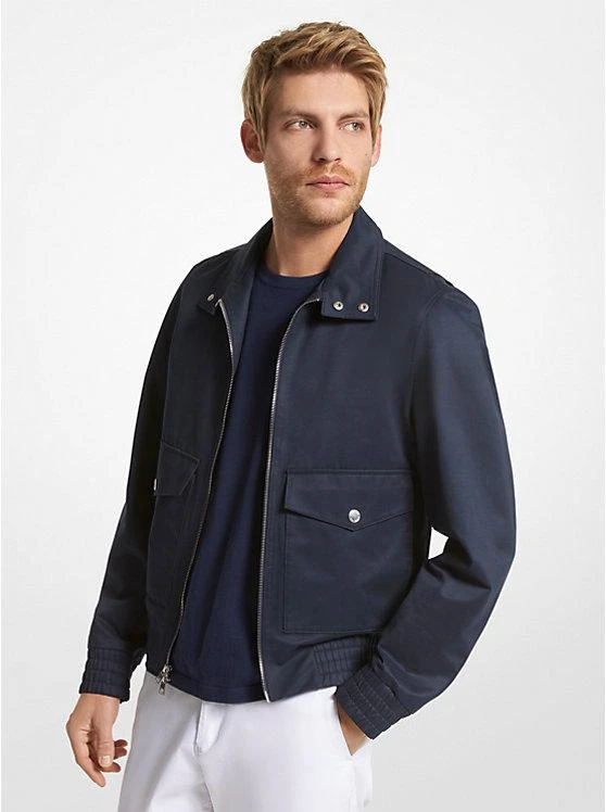 商品Michael Kors|Cotton Blend Blouson Jacket,价格¥1171,第1张图片