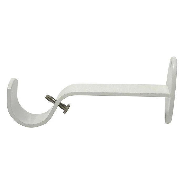 Rhinebeck Adjustable Curtain Rod with Faux Wood Ball Finials, 48"-86" 商品