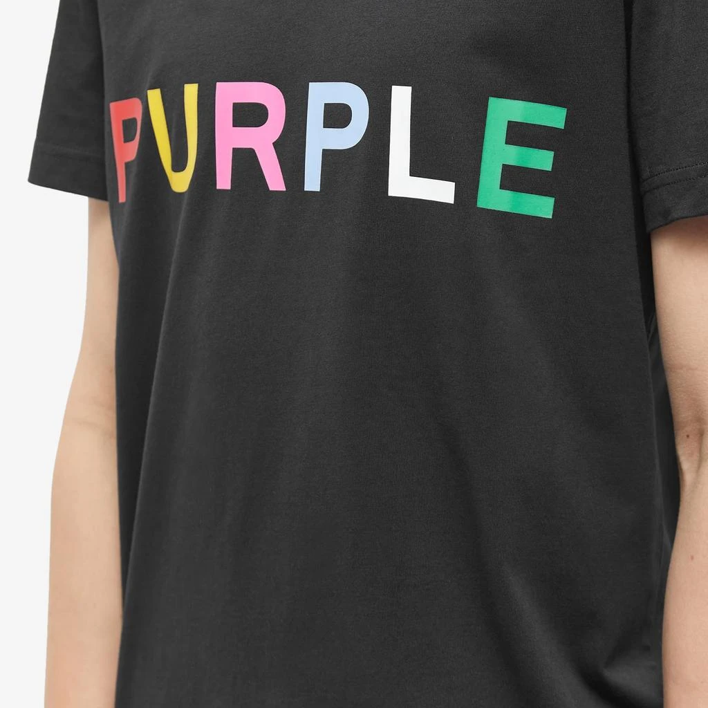 商品Purple Brand|Purple Brand Clean Multi Coloured Logo T-Shirt,价格¥544,第5张图片详细描述