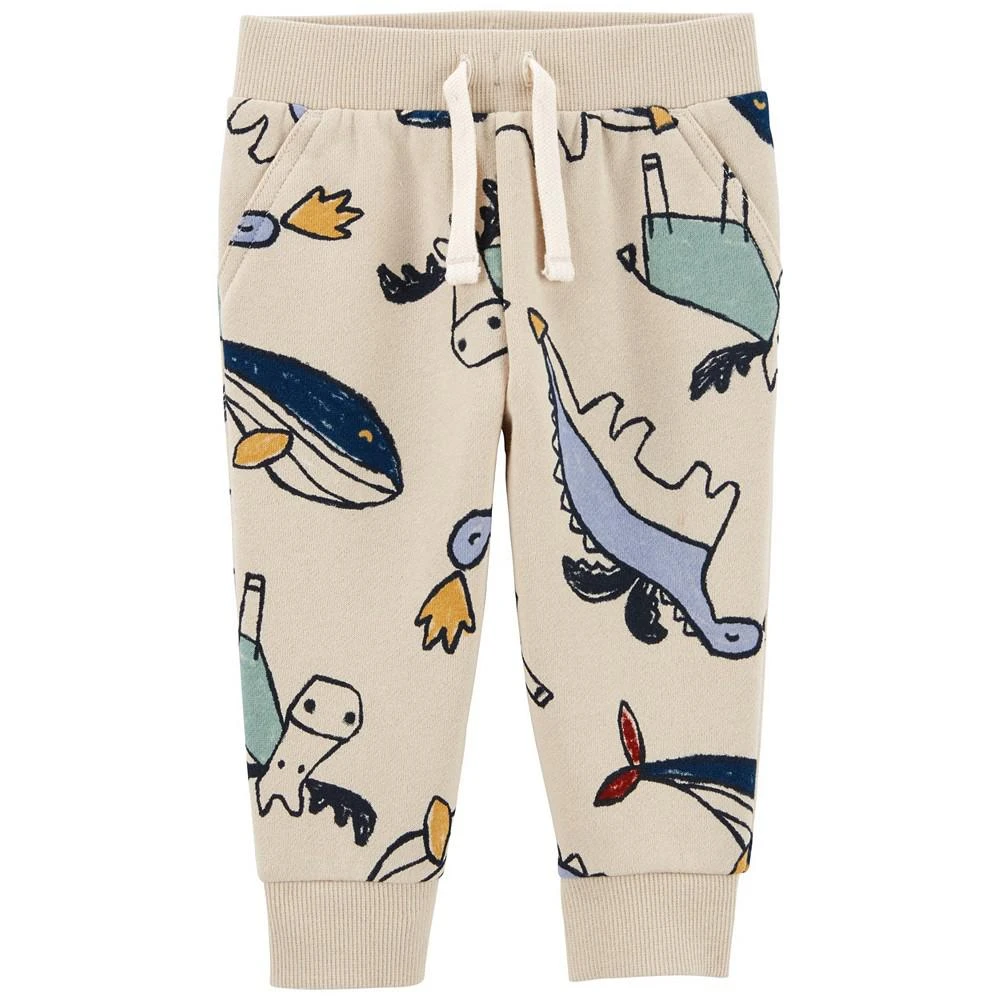 商品Carter's|Baby Boys Animals Pull-On Fleece Pants,价格¥31,第1张图片