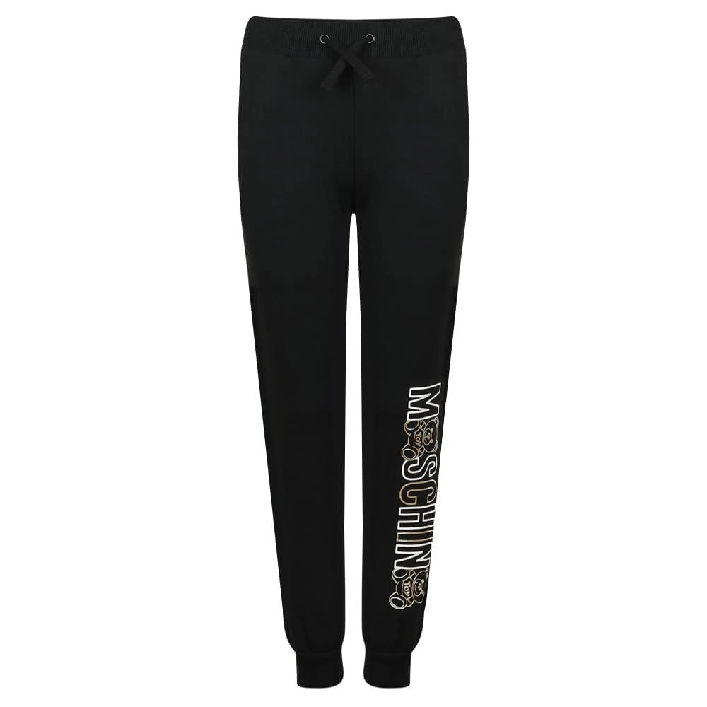 商品Moschino|Black & Silver Logo Joggers,价格¥306,第1张图片