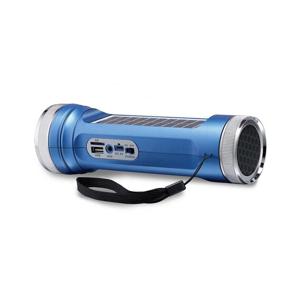 商品WeatherX|Flashlight with Solar Power and Bluetooth Speaker, XFBR70BU,价格¥149,第2张图片详细描述