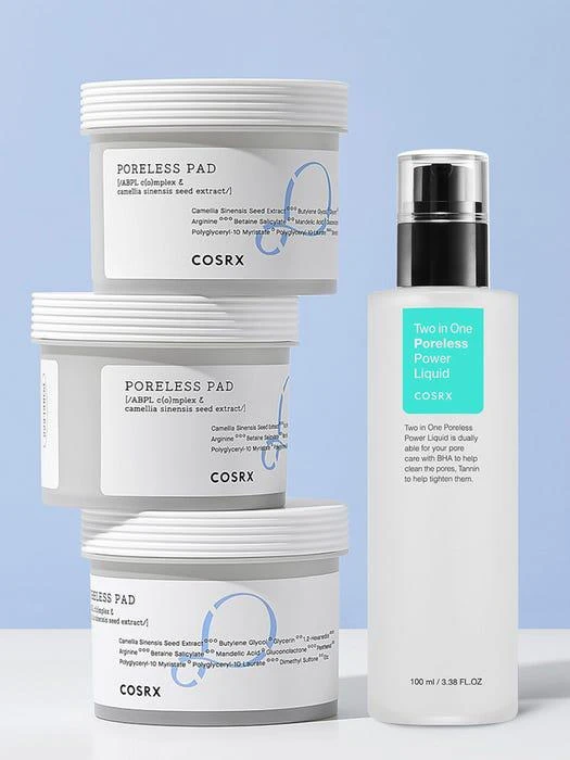 商品COSRX|Pore Tightening Poreless Set (Poreless Pad + 2 in 1 Poreless Power Liquid),价格¥280,第1张图片