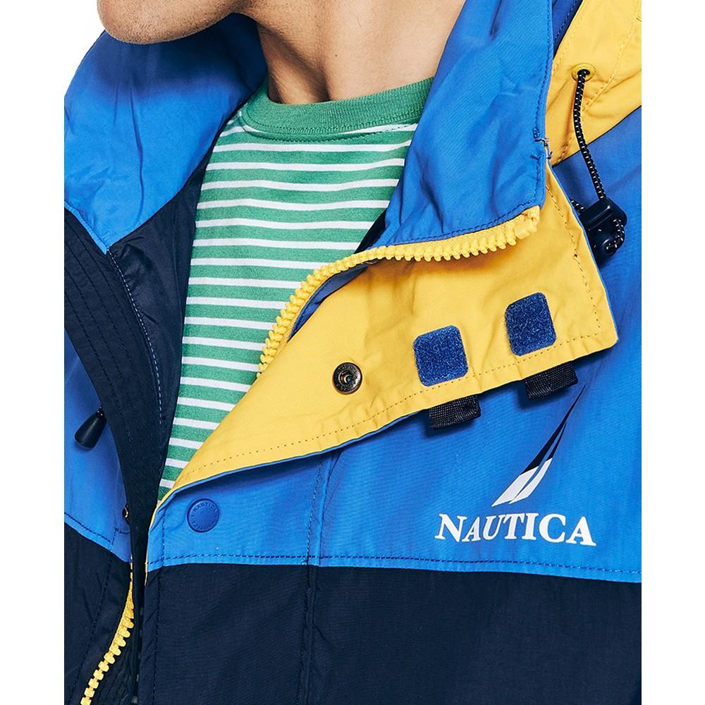 商品Nautica|Men's Sail Racing Lightweight Hooded Jacket,价格¥354,第5张图片详细描述