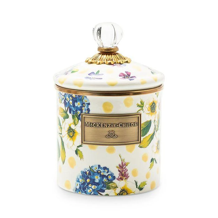 商品MacKenzie-Childs|Wildflowers Enamel Canister, Small,价格¥745,第1张图片