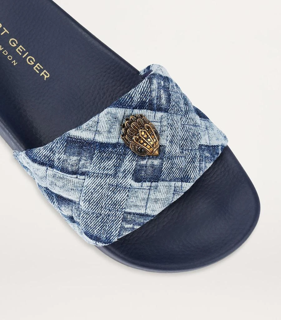 商品Kurt Geiger|Denim Meena Eagle Slides,价格¥1093,第4张图片详细描述