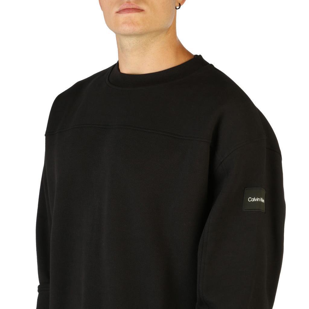 商品Calvin Klein|Calvin Klein round neck solid color Sweatshirt,价格¥836,第5张图片详细描述