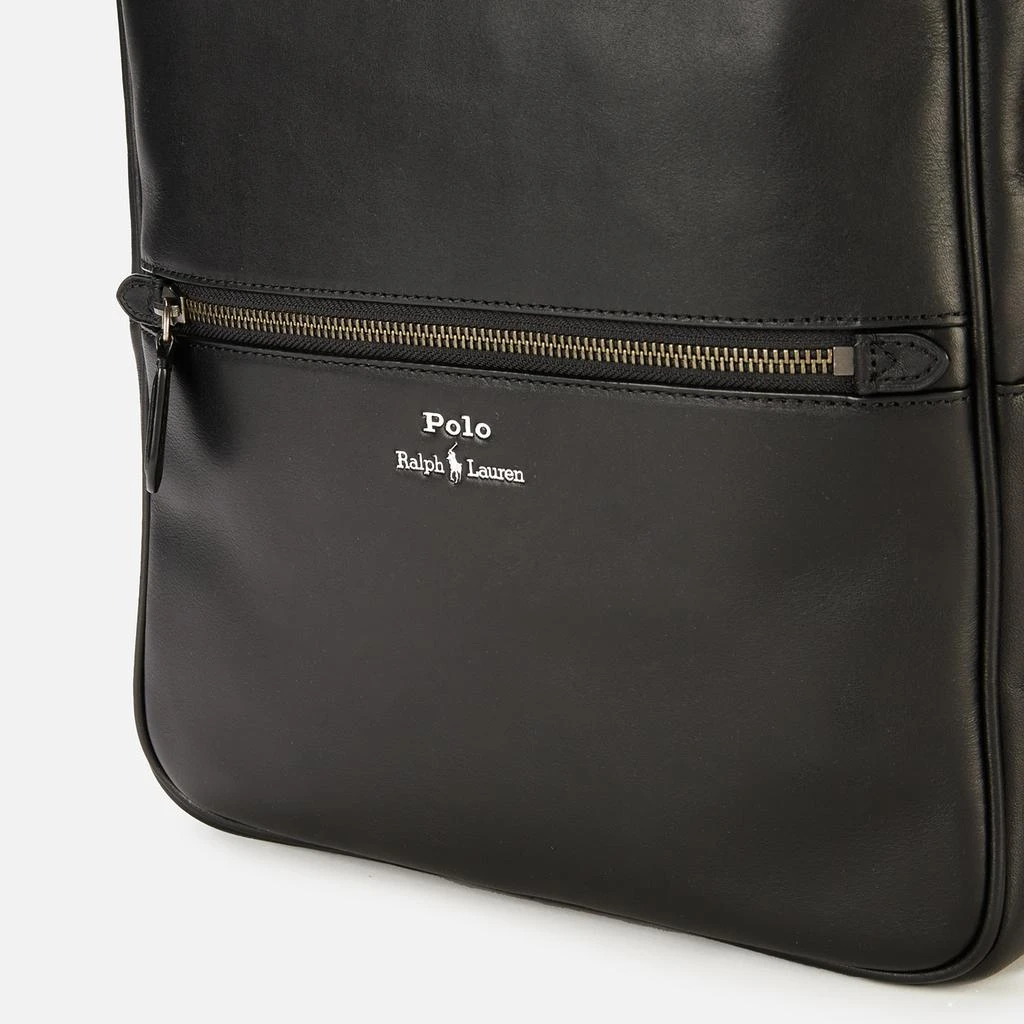 商品Ralph Lauren|Polo Ralph Lauren Men's Smooth Leather Backpack - Black,价格¥3097,第4张图片详细描述