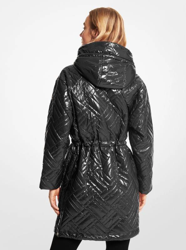 商品Michael Kors|Quilted Ciré Nylon Puffer Coat,价格¥818,第2张图片详细描述