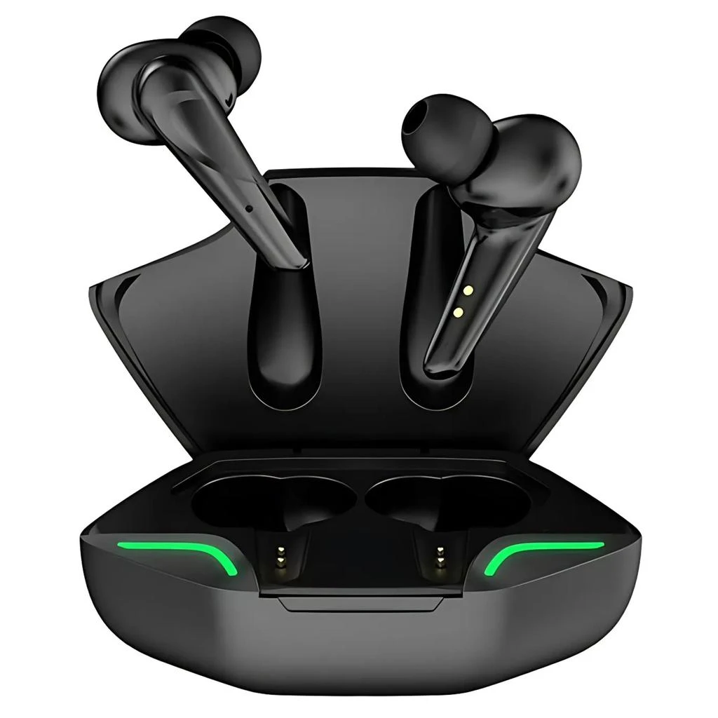 商品KENRO|TWS Wireless Earbuds BT5.2 In-Ear Mini Stereo with LED Lights - Black,价格¥181,第1张图片