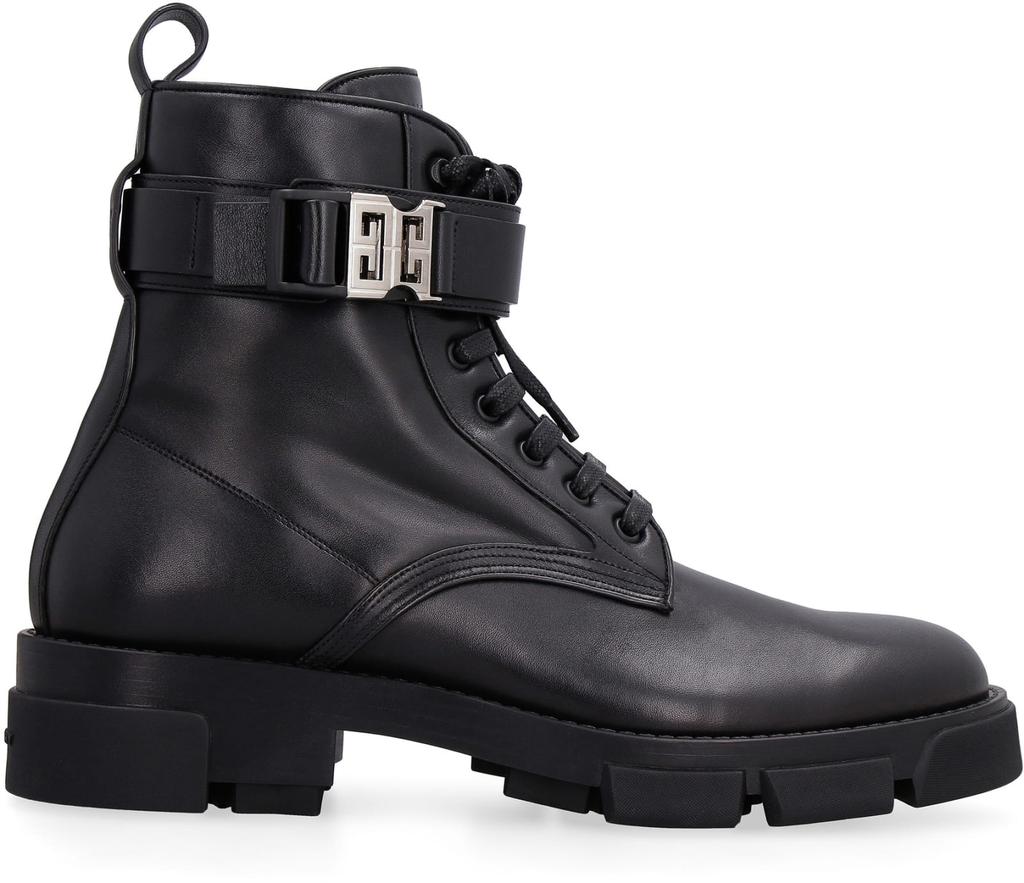 Givenchy Terra Leather Ankle Boots商品第2张图片规格展示