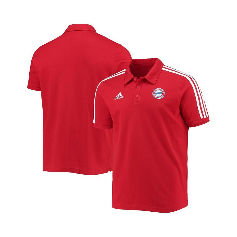 Men's Red Bayern Munich 3 Stripes Primegreen Polo商品第1张图片规格展示