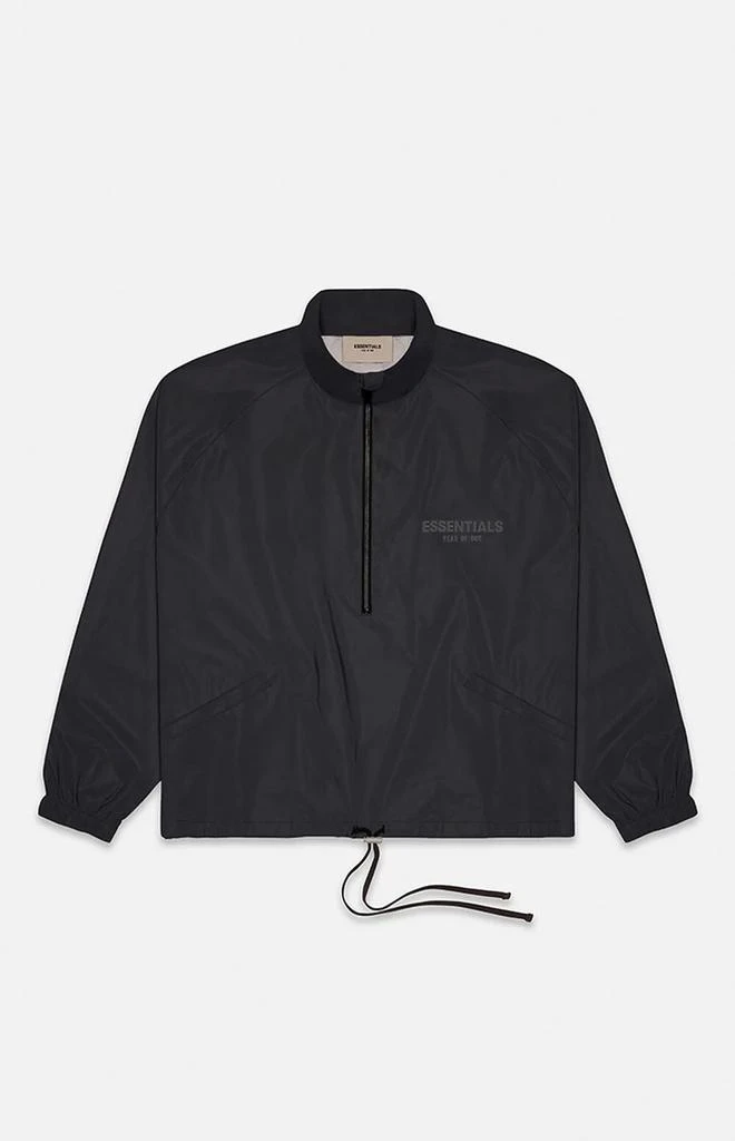 Essentials Black Half-Zip Jacket 1