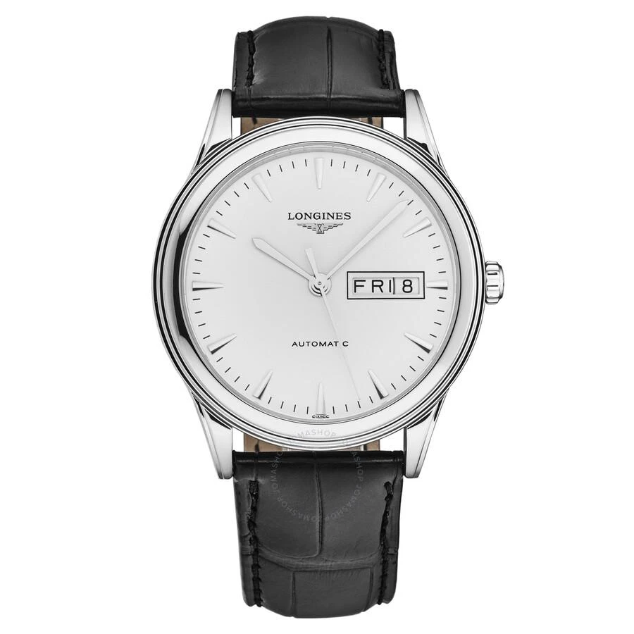 商品Longines|Flagship Automatic White Dial Men's Watch L48994122,价格¥7698,第1张图片