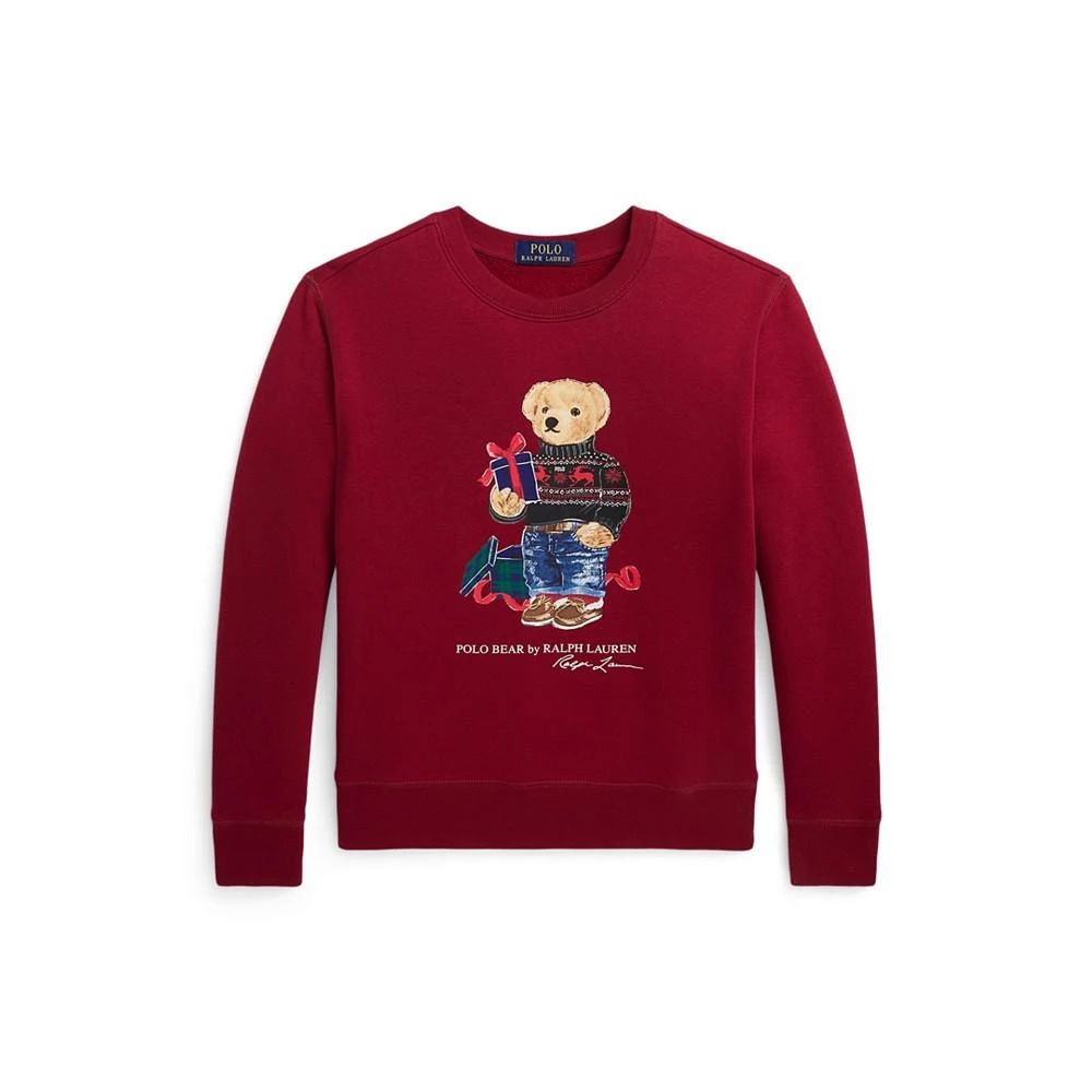 商品Ralph Lauren|Big Boys Polo Bear Fleece Sweatshirt,价格¥380,第3张图片详细描述
