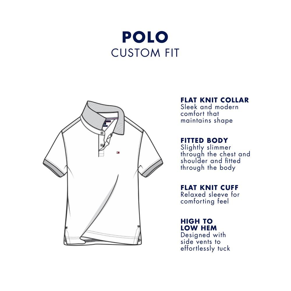 Men's Custom-Fit Ivy Polo Shirt with Magnetic Closure商品第6张图片规格展示
