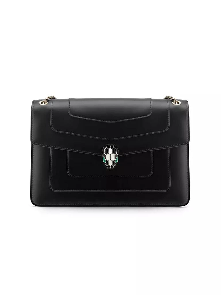 商品BVLGARI|Large Serpenti Leather Shoulder Bag,价格¥32072,第1张图片