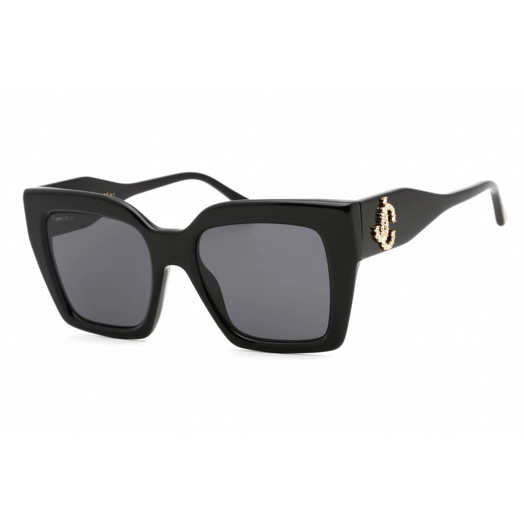 商品Jimmy Choo|Jimmy Choo Women's Sunglasses - Black Plastic Square Shape Frame | Eleni/G/S 807/IR,价格¥603,第1张图片
