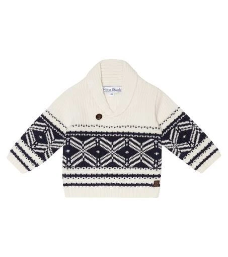 商品Tartine et Chocolat|Baby intarsia wool-blend sweater,价格¥658,第1张图片