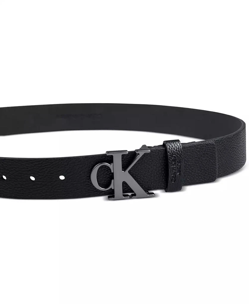 商品Calvin Klein|Men's Logo Plaque Buckle Fashion Jean Belt,价格¥259,第3张图片详细描述