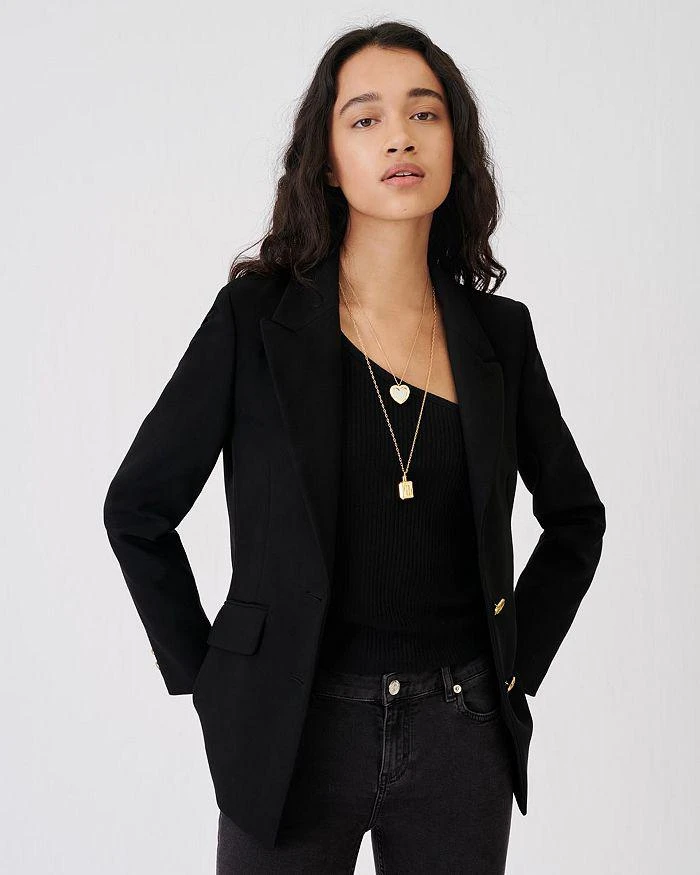 商品Maje|Valilou Tailored Jacket,价格¥1988,第3张图片详细描述