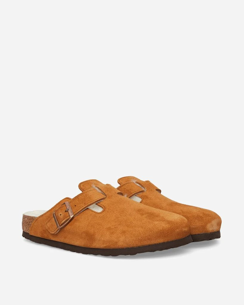 商品Birkenstock|Boston Shearling Sandals Brown,价格¥819,第2张图片详细描述