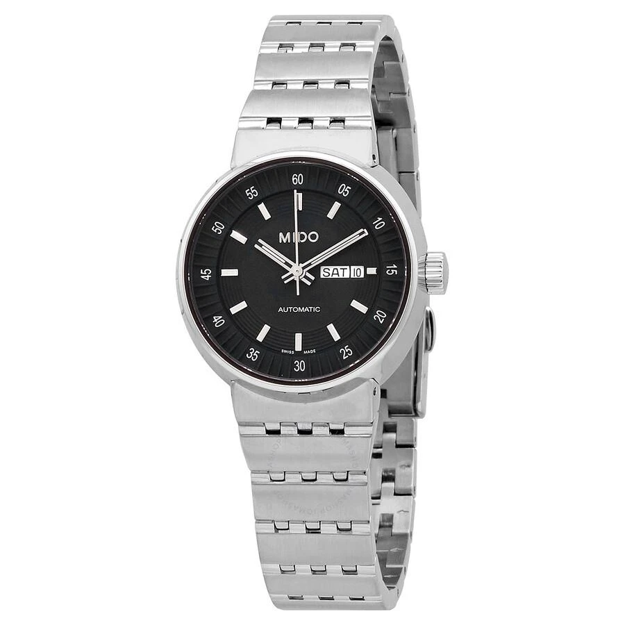 商品MIDO|X Automatic Black Dial Stainless Steel Ladies Watch M733041812,价格¥2141,第1张图片