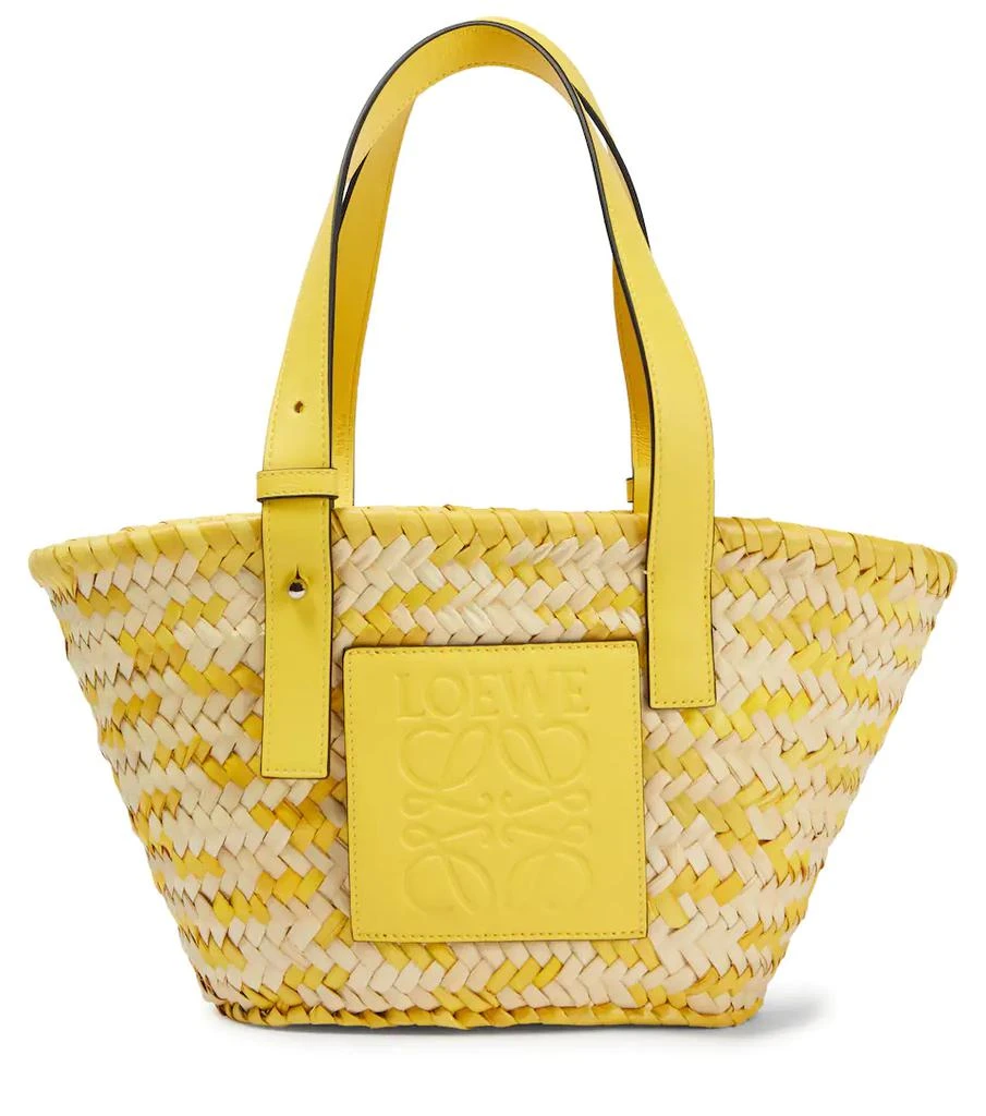 商品Loewe|S号皮革边饰藤篮托特包,价格¥4864,第1张图片