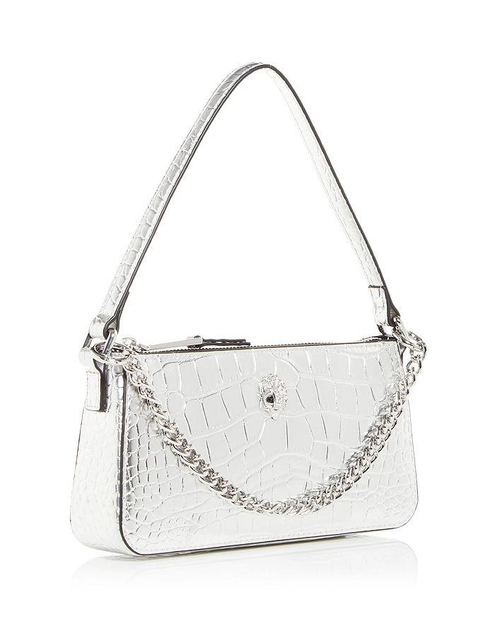 商品Kurt Geiger|Shoreditch Croc Embossed Leather Pochette Shoulder Bag,价格¥918,第4张图片详细描述