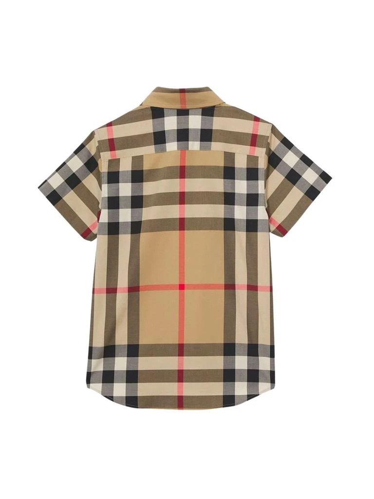 商品Burberry|Burberry Kids Vintage Check Short-Sleeved Shirt,价格¥1072,第2张图片详细描述
