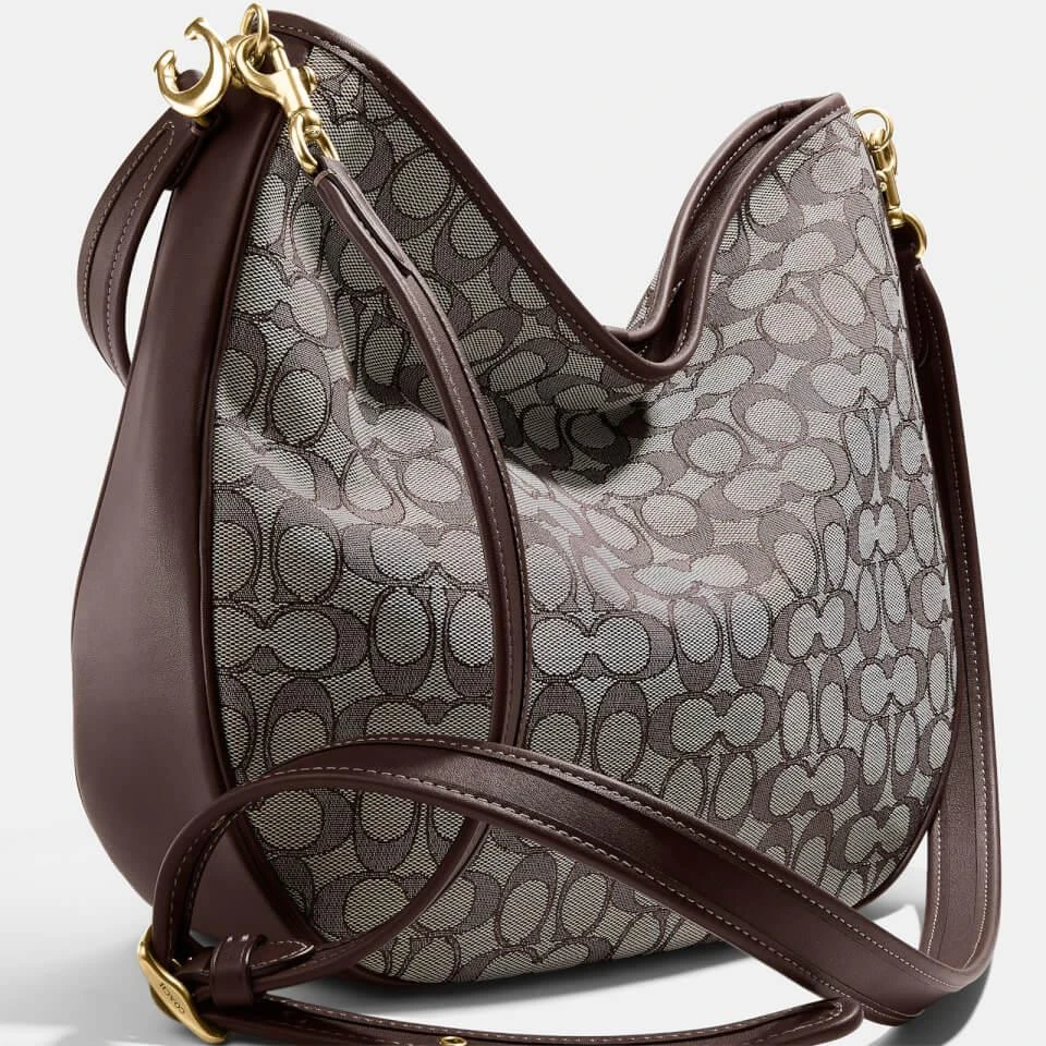 Coach Women's Signature Jacquard Soft Tabby Hobo Bag - Oak maple 商品