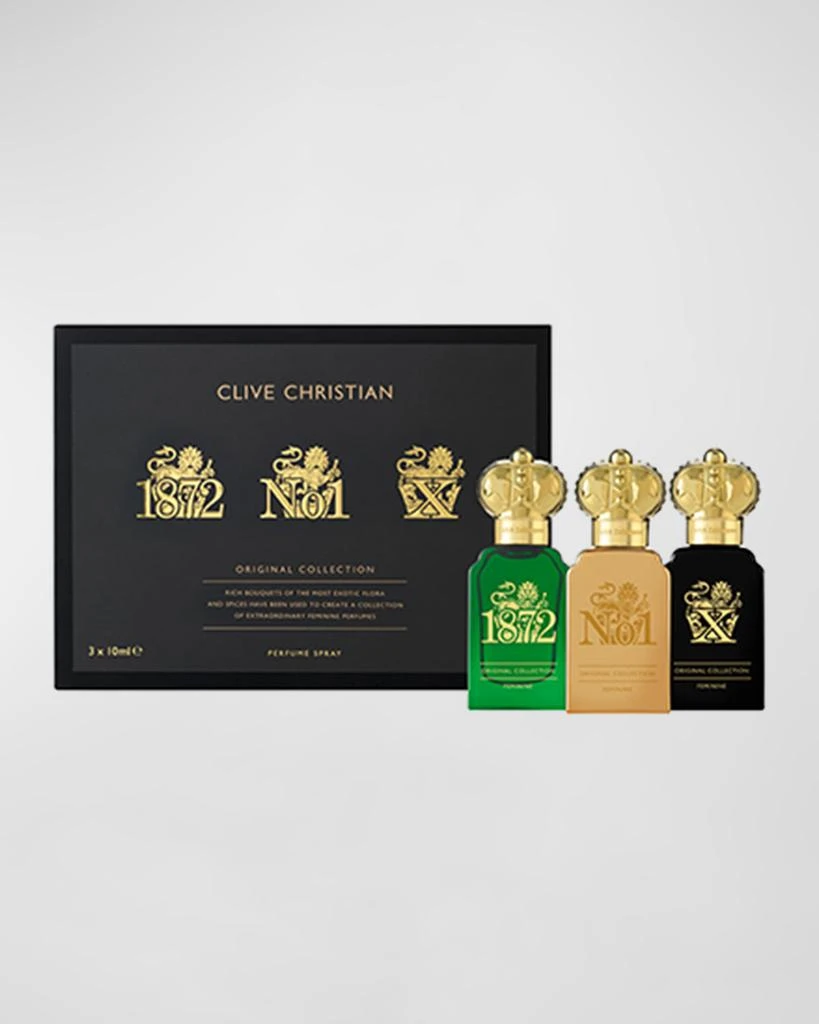 商品Clive Christian|3 x 0.3 oz. Original Collection Travelers Set  Feminine,价格¥2317,第4张图片详细描述