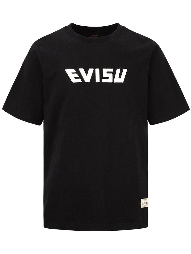 商品Evisu|Evisu Black Cotton T-shirt,价格¥992,第1张图片