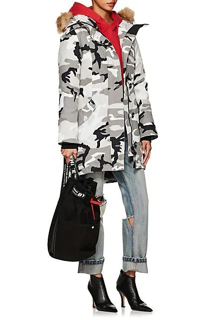 商品Canada Goose|Rossclair Camouflage Tech-Faille Parka,价格¥7020,第2张图片详细描述