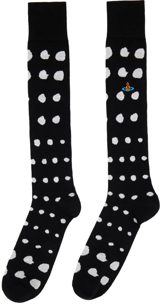 商品Vivienne Westwood|Black Dots Socks,价格¥457,第2张图片详细描述
