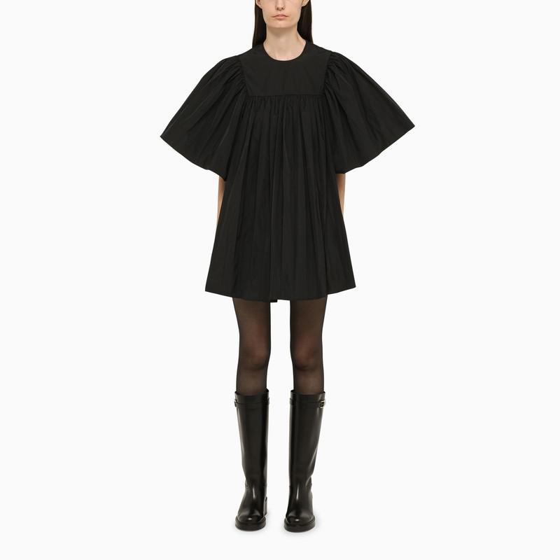 商品RED Valentino|Short black taffeta dress,价格¥3570,第1张图片
