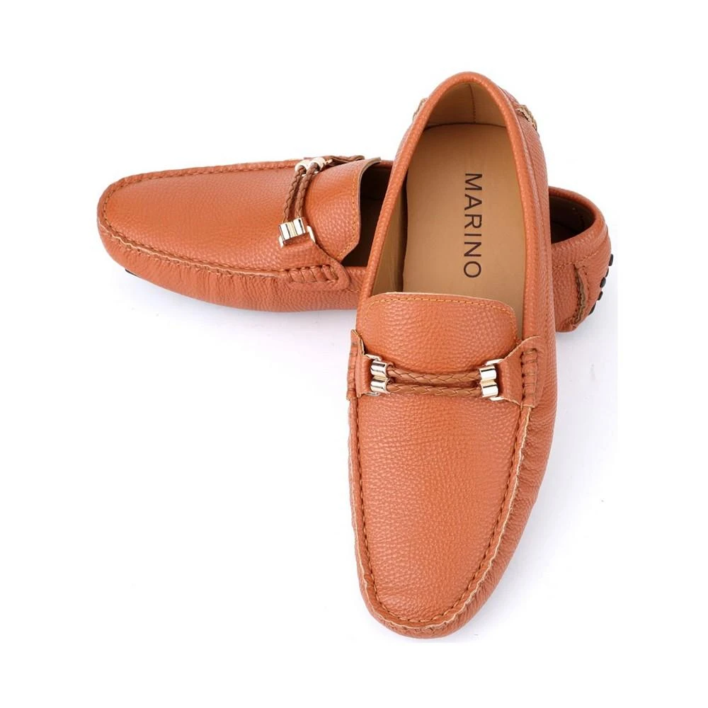 商品Mio Marino|Men's Speckled Leather Casual Loafers,价格¥358,第5张图片详细描述